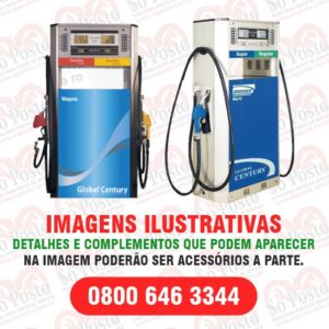BOMBA ABASTECEDORA COMBUSTÍVEL MARCA WAYNE 3G/VISTA MOD: DUPLA MANG BAIXA 2 ABAST SIMULTANEOS