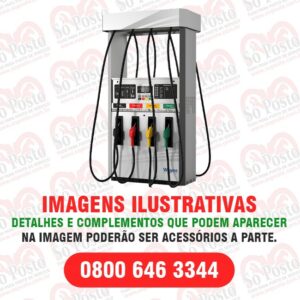BOMBA ABAST OCTUPLA P/POSTO COMB MARCA WAYNE 3G/VISTA MANG ALTA 8 BICOS 4 PRODUTOS 2 ABAST SIMULTANEOS