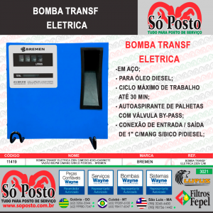 BOMBA ELÉTRICA