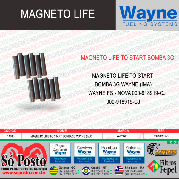 MAGNETO LIFE BOMBA 3G