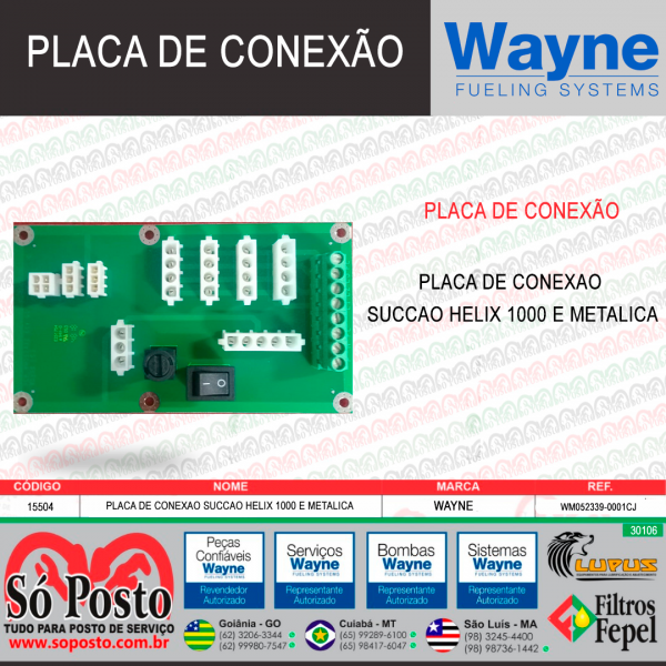 PLACA DE CONEXÃO