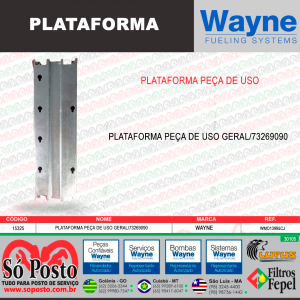 PLATAFORMA PEÇA DE USO