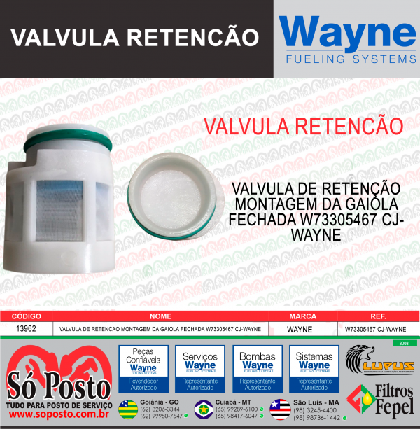 VALVULA  RETENÇÃO