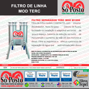 FILTRO SEPARADOR MOD: TERC -  M150D