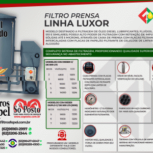 FILTRO PRENSA LINHA LUXOR