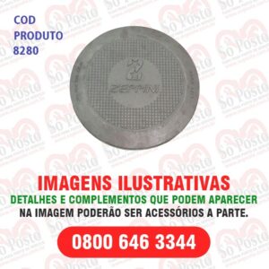 TAMPA CAMARA DE CALÇADA 12” SPILL CONTANIER DESCARGA TAMPA ARTICULADA EM FERRO FUNDIDO - ZEPPINI