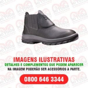 BOTINA SEG C/ELAST BIDENS C/BICO PVC N. 37 MOD BI CARTOM