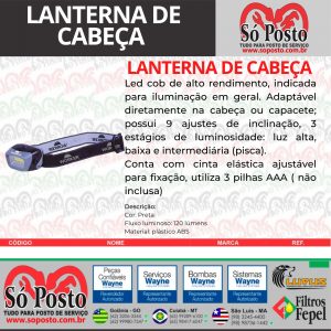 LANTERNA DE  CABEÇA