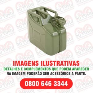 GALÃO DE METAL 10 LITROS P/ GASOLINA
