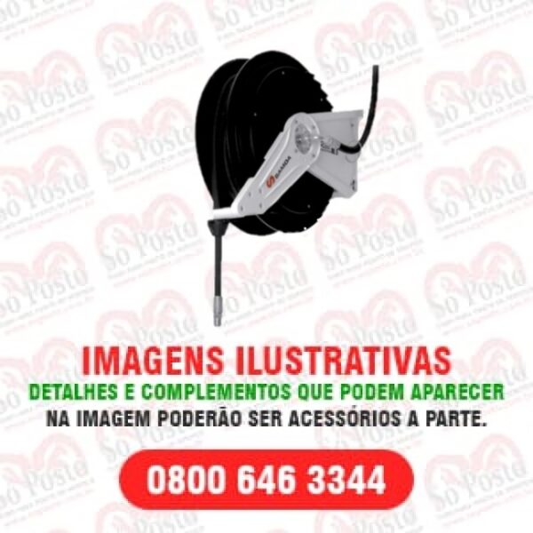 CARRETEL RETRATIL (AUTOM) P/MANG ARLA CAPAC P/ ATE 10 MTS MANG 3/4" - C/MANG S/ACES - LUPUS
