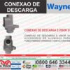 CONEXAO DE DESCARGA S VISOR 3/4 ACESSORIO DE ALUMINIO PARA TUBO/7690000 WR000341-0001CJ WAYNE - Image 2
