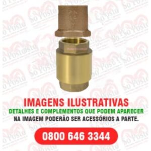 VALVULA LINHA VERTICAL  1" C/ ROSCA BSP - DIVERSOS
