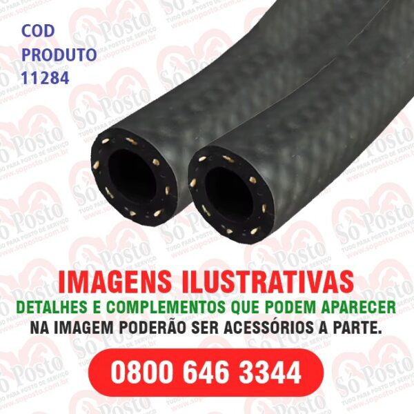 MANGUEIRA BOMBA ABAST 3/4" P/METRO S/TERM C/TRAMA AÇO - DIVERSOS