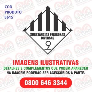 ADESIVO CARGAS PERIGOSAS SUBST PERIG DIV 9