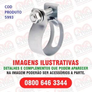 ABRACADEIRA REF AÇO CARB ZINCADA FITA 2,8MM X # 2MM X 3" (81-89)