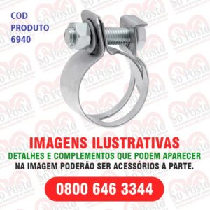 ABRACADEIRA REF AÇO CARB ZINCADA FITA 2,8MM X # 2MM X 1.1/ 2" (38-A 45,5)