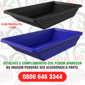 BACIA BANDEIJA DE CONTENÇÃO PLASTICA CAPAC 50 LITROS DIMENSOES 62X51X20 - DIVERSOS