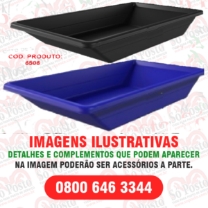 BACIA BANDEIJA DE CONTENÇÃO PLASTICA CAPAC 500 LITROS DIMENSOES 220X118X25 - DIVERSOS