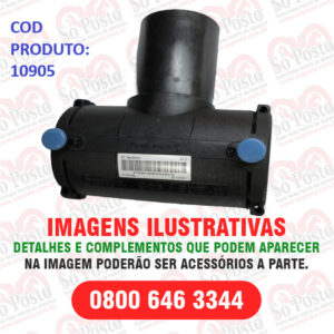 PONTEIRA - TERMINAL DE TRANSIÇÃO ELETROSOLD - TEE 2"X63MM FEMEA FUEL FLEX - ZEPPINI