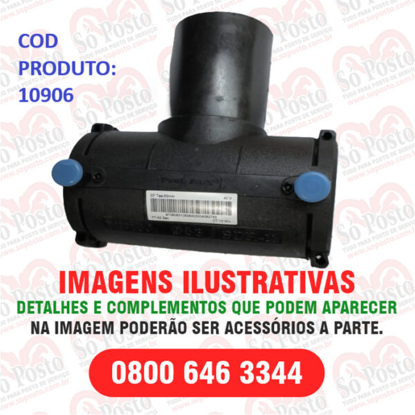 PONTEIRA - TERMINAL DE TRANSIÇÃO ELETROSOLD - TEE 1"X32MM FEMEA FUEL FLEX - ZEPPINI