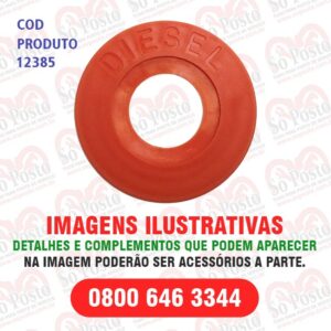 IDENTIFICADOR TANQUE PRODUTO DIESEL LARANJA PVC