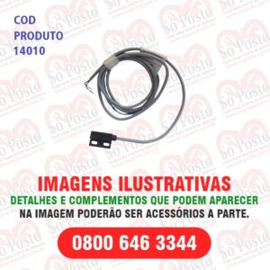 SENSOR(CABO) DO RECEPTACULO 2 FIOS NORMALMENTE ABERTO CABO 1.75M N3G/HELIX WM015970-0003CJ - WAYNE