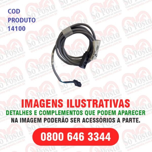 SENSOR(CABO) DO RECEPTACULO 2 FIOS NORMALMENTE ABERTO CABO 1.75M N3G/HELIX WM015970-0003CJ - WAYNE - Imagem 2