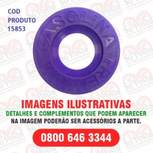 IDENTIFICADOR TANQUE PRODUTO GASOLINA PREMIUN ROXO  PVC