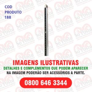 REGUA MEDICAO TANQUE 4MT COM VALV QUADRADA