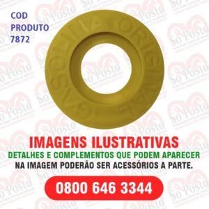 IDENTIFICADOR TANQUE PRODUTO GASOLINA ORIGINAL AMARELO PVC