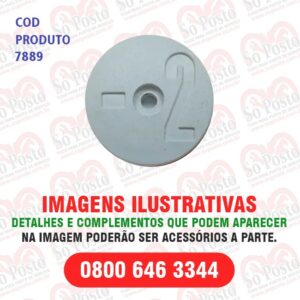 IDENTIFICADOR TANQUE NUMERO 2 COR BRANCO PVC