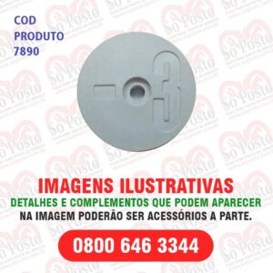 IDENTIFICADOR TANQUE NUMERO 3 COR BRANCO PVC