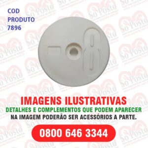 IDENTIFICADOR TANQUE NUMERO 8 COR BRANCO PVC