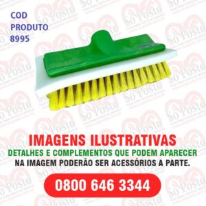 VASSOURA LAVA ÔNIBUS PLAST 30 X 6,0 NYLON C/ESPUMA S/CABO  - DIVERSOS