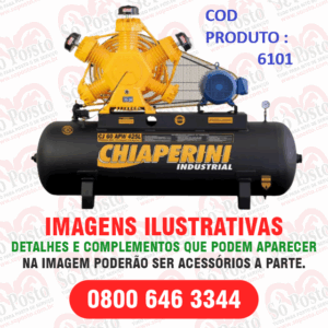 COMPRESSOR DE AR ALTA PRESSÃO 60PCM X 425LT RESERVAT MOTOR TRIF 15 HP