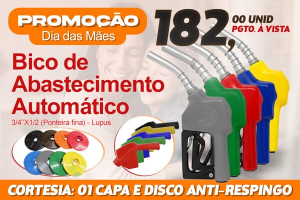 BICO ABAST AUTOM 3/4" X 50 L/MIN X PONT FINA 11/A TODAS AS CORES - LUPUS