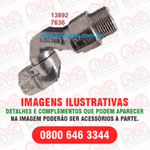 UNIAO GIRATORIA 'Z' 3/4" C/DUPLO TRAVAMENTO ALUMINIO LUBERFER