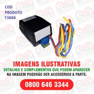 UNIDADE ELETRONICA P/ELETROB 3 FIOS ENT + 3 FIOS BOIA X 220V/380V BIVOLT