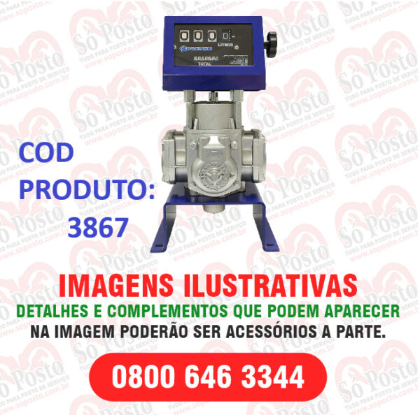 MEDIDOR LINHA PISTÃO MECANICO TIPO ML-1(IMP) VZ 100L/MIN ENT/SAIDA 1" - IMPORTADO
