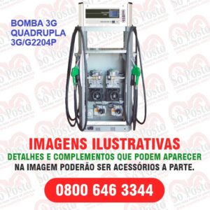 BOMBA ABASTECEDORA COMBUSTÍVEL MARCA WAYNE 3G MANG BAIXA QUADRUPLA 4 ABAST SIMULTANEOS 4 BICOS 2 PRODUTOS