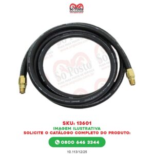 MANGUEIRA BOMBA ABAST 3/4X5MT C/TRAMA TERMINAIS BRONZE(1FIX+1GIR) - KORAX