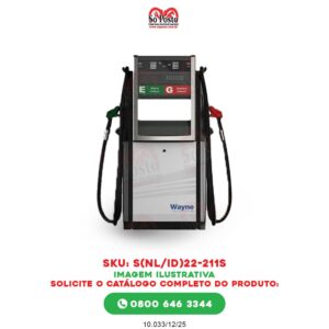 BOMBA ABASTECEDORA COMBUSTÍVEL MARCA WAYNE HELIX MOD: DUPLA MANG BAIXA 2 ABAST SIMULTANEOS 2 BICOS E PRODUTOS