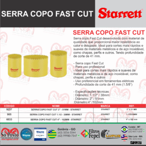 SERRA COPO FAST CUT 2" - 51MM - STARRET