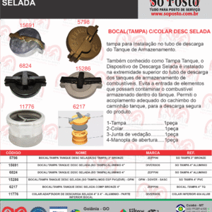 TAMPA DO SPILL ALUMINIO