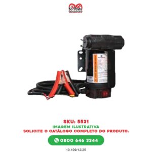 KIT DE ABASTECIMENTO (BOMBA TRANSF) BATERIA 12V+ P/DIESEL VZ 40LPM S/MANG S/BICO S/MEDIDOR - DIVERSOS