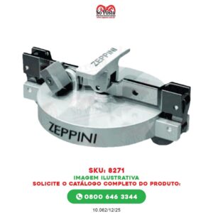 BOCAL/TAMPA TANQUE DESC SELADA (SO TAMPA) ALUMINIO 4" - ZEPPINI