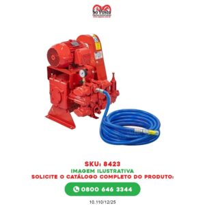 LAVADORA (HIDROLAVADORA) UNIV (TRAD) 600LBX6 PIST MOD HU 6601 MT TRIF 6CV S/MANG S/ESGUICHO - SOMAR  8423