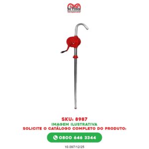 BOMBA DE TRANSF ROTATIVA MANUAL PARA OLEO S/ FILTRO 9008 - LUPUS