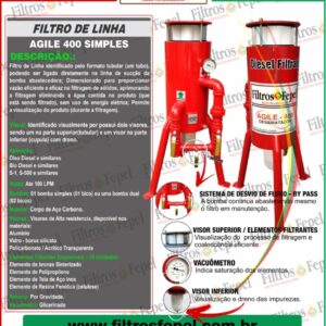 FILTRO DE LINHA AGILE 400