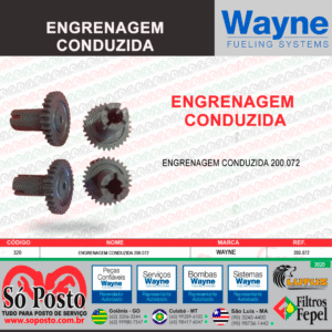 ENGRENAGEM CONDUZIDA 200.072 WAYNE
